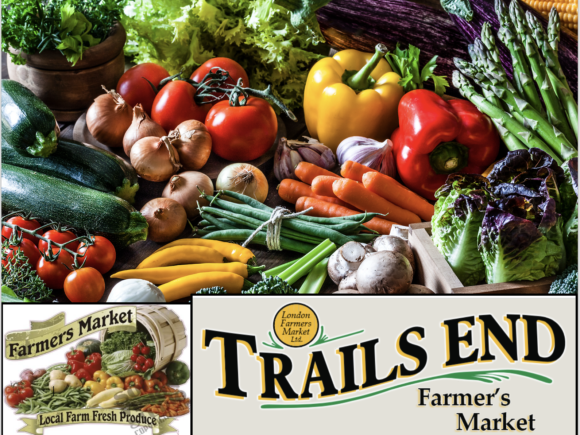 FRESH ONTARIO PRODUCE FROM LOCAL FARMERS AT TRAILS END FARMERS MARKET!