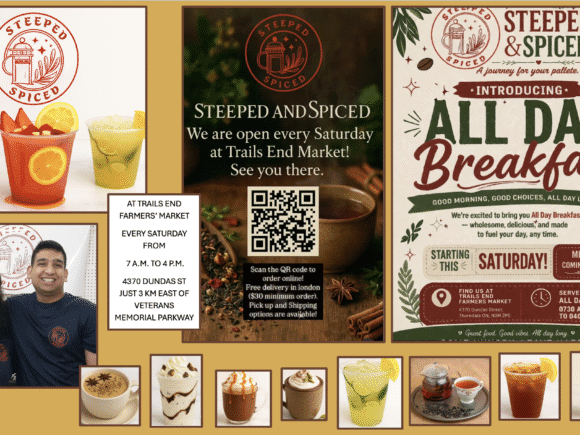STEEPED AND SPICED AT TRAILS END FARMERS’ MARKET!